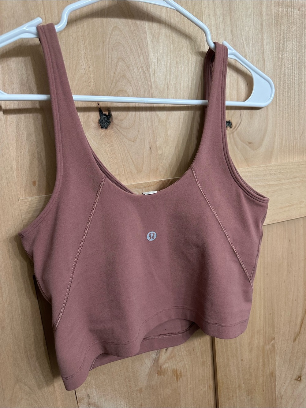 Lululemon Mauve Sports Crop Tank